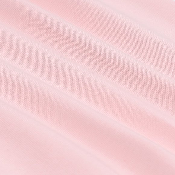 NWT*BABY ROMPER Long Sleeve Pink Cotton Mitted Footed Double Zip Bodysuit Girl - Picture 13 of 16